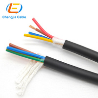 Câble flexible haute résistance YY507 4x1(17AWG)VDE 0295/IEC 60228 Standard TRVV, câble de chaîne porte-câbles en PVC, âme en cuivre pur, câblage flexible pour machines