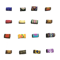 Alta qualità 10 pezzi Mix tessuto terrore Dreadlock perline clip polsino per capelli treccia perline tubo accessori per capelli stile casuale