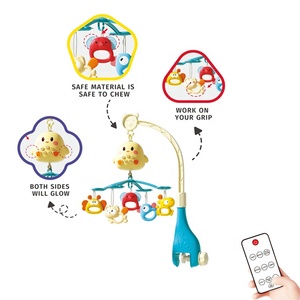 Bao Han Bé Mới Đa Chức Năng Ngủ Động Vật Giường Chuông Âm Nhạc Đồ Chơi Bé Điện Xoay Giường Treo Đồ Chơi Cho Bé - Product Image 3