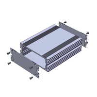 Boîtier en aluminium pour projet électronique DIY, boîtier pour amplificateur, boîte de jonction personnalisée, boîte électronique en aluminium 115*90*35mm