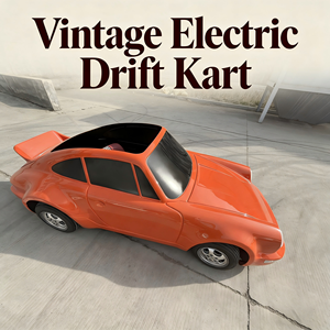 Go Kart Eléctrico Retro con Eje de Transmisión, Directo de Fábrica, Motor de Alto Rendimiento de 2500W, 80KM/H, 100KM de Autonomía, Freno de Disco para Adultos - Product Image 2