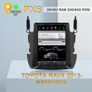 Para Toyota Rav4 2013- <span class=keywords><strong>Android</strong></span> 9,0 10,4 pulgadas coche pantalla táctil inteligente Gps <span class=keywords><strong>Android</strong></span> navegación Control de voz coche REPRODUCTOR DE Dvd Radio de coche - Product Image 2
