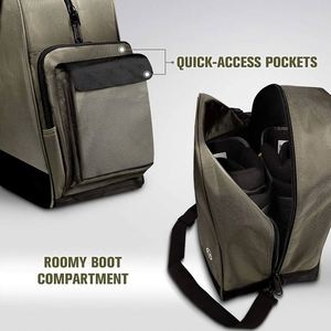 Sac de transport pour bottes de ski et bottes de snowboard personnalisées, fabriqué en usine BSCI, idéal pour les voyages, avec fond extérieur imperméable, pour hommes - Product Image 2
