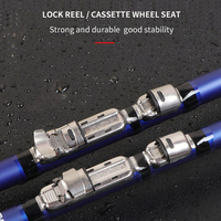 Pesca Surfcasting Pole Travel Action rapide Best Tele Surf Rods Canne à pêche Télescopique en fibre de carbone 3.6m 4.5m 5.4m 6.3m Lent