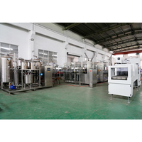 Ligne de production automatique de boissons gazeuses et de thé en bouteille de verre de haute précision