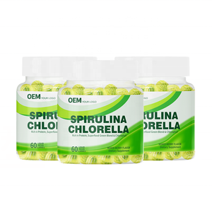 Gomitas de Espirulina y Chlorella Orgánicas al por Mayor y Personalizadas con Musgo Marino y Clorofila, Garantía de Suministro a Largo Plazo - Product Image 1