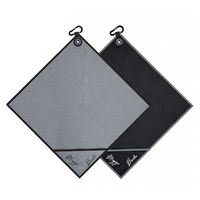 Trendiges Golf-Handtuch mit Magnet, Superweiches Golf-Mikrofaser-Handtuch, Umweltfreundliche Blanko-Sublimations-Golfhandtücher