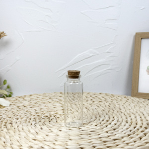 Customized logo 30mm <b>Glass</b> test tube <b>Bottle</b> Wishing Drift <b>with</b> coork lids - Product Image 6