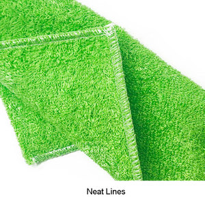 Logo personnalisé chiffon de nettoyage en fibre de <span class=keywords><strong>bambou</strong></span> épaissi dégraissant la vaisselle serviettes pour cuisine ménage éponges tampons à récurer - Product Image 2