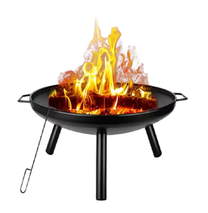 เตาไฟแบบพกพาสำหรับตั้งแคมป์พร้อมแผ่นรองฐานกันไฟสามขา - Product Image 1