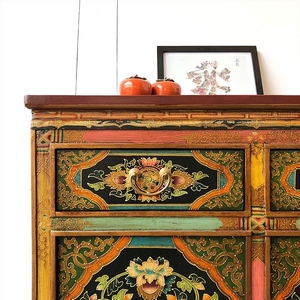 <span class=keywords><strong>Mueble</strong></span> de Entrada Oriental Chino Hecho a Mano de Madera Maciza de Alta Calidad con Patrones de la Suerte, <span class=keywords><strong>Mueble</strong></span> de Almacenamiento Multiusos para Sala de Estar - Product Image 2