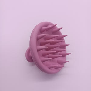 Cepillo para el Cabello de Bajo Precio con Cerdas de Silicona Suave, Masajeador de Cuero Cabelludo de Silicona, Cepillo para Champú - Product Image 4