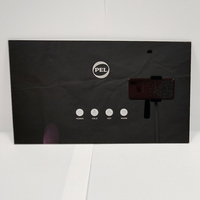 Grosir Pabrik disesuaikan Panel kaca hitam tangguh Panel sentuh kaca elektronik untuk Dispenser air