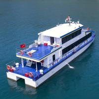 Nouveau bateau de croisière touristique en aluminium diesel de 28 m de long et 6,6 m de large, capacité de 138 passagers pour les opérations en haute mer