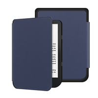 Impression/solide PU + PC Hard Shell Slim Case Smart Cover pour Kobo Nia 6 "2020