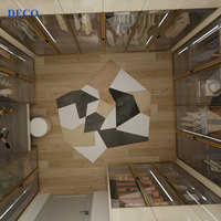 Armoire de luxe sense design pour toute la maison, placard de chambre à coucher, meubles avec bureau de maquillage,
