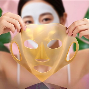 <b>Silicone</b> Facial Mask <b>Sheet</b> 3D Moisturizing Face Mask Holder Facial Patches Wrap Reusable Face Mask Cover - Product Image 1