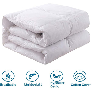 Máy có thể giặt tất cả các mùa xuống thay thế Duvet chèn không gây dị ứng mềm sang trọng sợi nhỏ điền <span class=keywords><strong>Comforter</strong></span> cho khách sạn nhà - Product Image 3