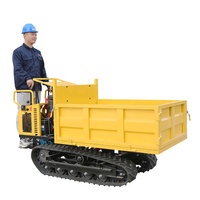 3000kg capacité de chargement 3 tonnes petit électrique Mini Cargo Dumper Truck conduite chenille transporteur véhicule de Transport voiture camion