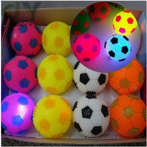 6.5CM Flash Sound Elastic Football, <strong>Luminous</strong> Toys Massage <strong>Ball</strong> - Product Image 3