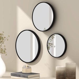Espejo de <span class=keywords><strong>baño</strong></span> redondo moderno <span class=keywords><strong>con</strong></span> <span class=keywords><strong>luz</strong></span> LED Bluetooth <span class=keywords><strong>y</strong></span> estante de almacenamiento <span class=keywords><strong>para</strong></span> uso en sala de estar <span class=keywords><strong>y</strong></span> salón - Product Image 2
