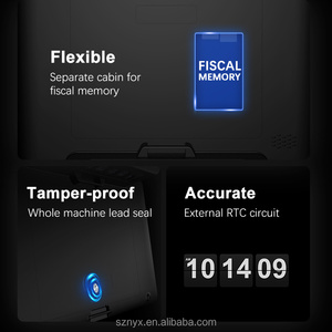 Noryox nb11t Google GMS chứng nhận Android 14 Màn hình kép 4 + 64GB 11 inch màn hình cảm ứng NFC Tablet POS thiết bị đầu cuối cầm Tay POS - Product Image 4