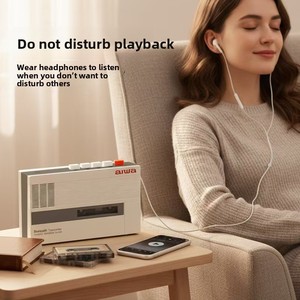 Enregistreur et <span class=keywords><strong>lecteur</strong></span> de cassettes AIWA T7 à rétroprojection automatique, avec batterie au lithium, portable et rétro, un best-seller - Product Image 5