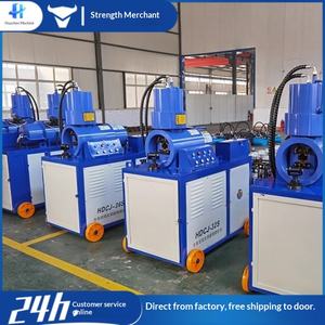 Machine entièrement automatique à double vérin hydraulique pour la pose de barres d'acier, avec fonction de connexion par bouton et de soudure à chaud - Product Image 1