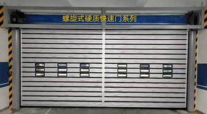 Kasırga dayanıklı yalıtımlı yüksek hızlı otomatik Turbo rulo garaj kapıları - Product Image 4