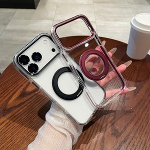 Cassa del telefono del cavalletto di alta qualità con il vetro della macchina fotografica per il supporto magnetico dell'automobile di <span class=keywords><strong>iPhone</strong></span> 17 Pro copertura del telefono per <span class=keywords><strong>iPhone</strong></span> 17 16 15 14 <span class=keywords><strong>13</strong></span> - Product Image 2