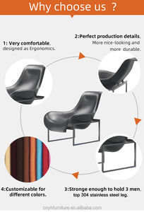 Muebles de sala de estar Chaise Leisure Lounge Sala de estar Sofá de ocio moderno <span class=keywords><strong>Masters</strong></span> Sillas Muebles nórdicos Sala de estar - Product Image 3