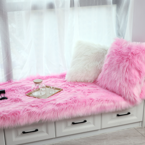 <span class=keywords><strong>Tapis</strong></span> à longs poils et <span class=keywords><strong>fourrure</strong></span> beige pour chambre à coucher, tapisserie de qualité supérieure, prix bon marché - Product Image 4