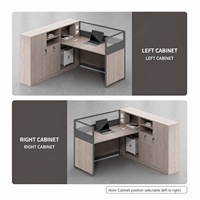 Bureau de travail moderne avec tiroirs de rangement, finition bois, pieds en métal, bureau d'écriture pour la maison, le bureau ou l'hôtel