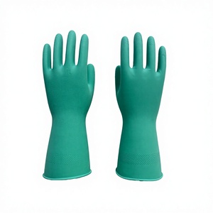 Gants de ménage en <span class=keywords><strong>latex</strong></span> épais antidérapants, anti-salissures, résistants à l'usure, adaptés au <span class=keywords><strong>contact</strong></span> <span class=keywords><strong>alimentaire</strong></span> pour le nettoyage - Product Image 1
