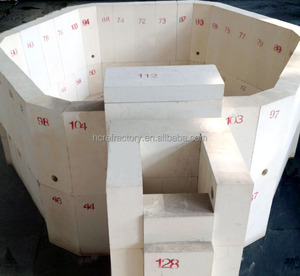 <span class=keywords><strong>Mattoni</strong></span> réfractari de haute qualité pour réservoir de fusion de 10 m2 de four de fusion de verre - Product Image 4