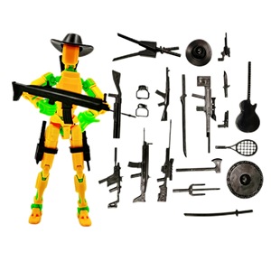 Dummy 13 đa khớp Hành động Hình <span class=keywords><strong>3D</strong></span> in Doanh di chuyển Sáng Tạo Giải nén búp bê <span class=keywords><strong>robot</strong></span> đồ chơi - Product Image 3