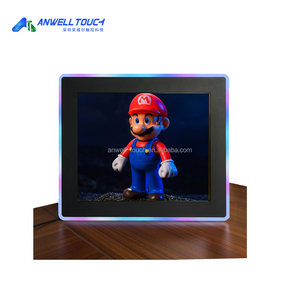 Giá rẻ 3M/Elo POG WMS lửa liên kết trò chơi hiển thị 19 21.5 23.8 27inch hồng ngoại anwell màn hình cảm ứng màn hình với đèn LED vòng - Product Image 5