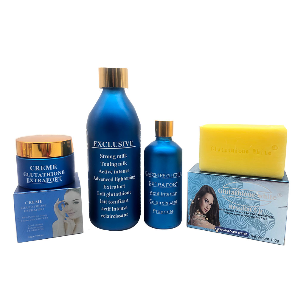 Oem Lait Glutathione Extra Fort For Skin Face And Body Super Bleaching Whitening Lightening For Remove Dark Spot Skincare Sets