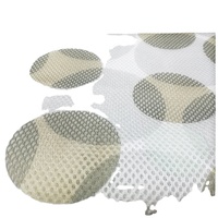Tissu de matelas en maille spacer 100 % polyester gaufré respirant, certifié OEKO-TEX, léger, prix direct usine