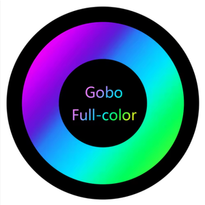 Lente de cristal Gobo a todo color a precio barato de alta calidad, señal de tamaño personalizado, patrones de proyector de logotipo de Gobos de cristal - Product Image 4
