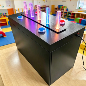 Lámpara de juego con barra luminosa, equipo de entretenimiento para pruebas de reacción, accesorios para juegos de eventos, 123 juegos para ferias comerciales, juegos promocionales, Amu - Product Image 2