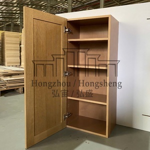 Wall Mounted Kitchen Cabinets Oak | Contractor Kitchen Cabinets Wholesale Pricing | Modern Style Oak Cabinet for Kitchen - Product Image 6