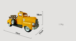 Modellini di <span class=keywords><strong>Camion</strong></span> Vintage Fatti a Mano, Decorazioni Natalizie per Finestre in Stile Europeo, Decorazioni Creative per la Casa, Artigianato in Metallo Vintage - Product Image 6