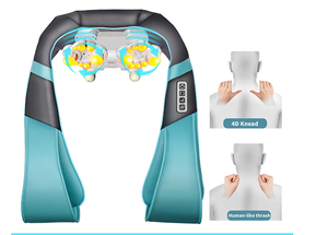 Masseur électrique 3D pour le cou et les épaules, forme shiatsu, rechargeable, design créatif, OEM/ODM, impulsion, shiatsu, <span class=keywords><strong>ceinture</strong></span> de massage - Product Image 4