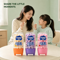 Aimo Fruity Baby Jelly Bean Protein Probiotics Healthy Snack Sweet Taste Semi-Soft Texture Drop Biscuits Box 16g 12 Months Shelf