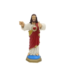 Figura de Resina del Sagrado Corazón de Jesús Cristo de Weivista, Modelo 25003E - Product Image 1