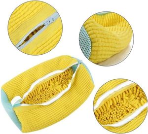 Sac de lavage pour chaussures, réutilisable, en polyester, imperméable, gain de place, grande capacité, pour baskets et chaussures de sport 360 - Product Image 4