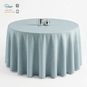 Mantel Rectangular Jacquard Floral de Poliéster Grueso Dorado de 6 pies, Impermeable y Ecológico, para Cenas de Lujo y Bodas - Product Image 1