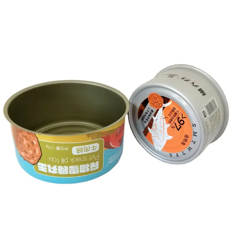 Wholesale Price Latas vacias de atun 85g 170g 300g Metal Tin Packaging Empty Tuna Cans With 211 307 401 EOE Lids