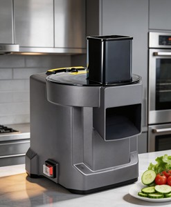 Picadora de Verduras Comercial 3 en 1, Cortadora de Verduras Eléctrica de 100w con Función de Rebanar, Triturar y Cortar en Cubos - Product Image 1